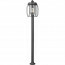 LED Tuinverlichting - Staande Buitenlamp - Trion Tinolo - E27 Fitting - Spatwaterdicht IP44 - Rond - Mat Antraciet - Aluminium 4