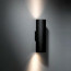 LED Tuinverlichting - Tuinlamp - Facto Noniry - Wand - 2-lichts - GU10 Fitting - Mat Zwart - Aluminium 2