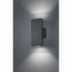LED Tuinverlichting - Tuinlamp - Trion Colirano - Wand - 6W - Warm Wit 3000K - Rechthoek - Mat Zwart - Aluminium 2