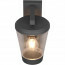 LED Tuinverlichting - Wandlamp - Trion Civonu - E27 Fitting - Bewegingssensor - Spatwaterdicht IP44 - Rechthoek - Mat Antraciet - Kunststof 2