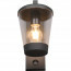 LED Tuinverlichting - Wandlamp - Trion Civonu - E27 Fitting - Bewegingssensor - Spatwaterdicht IP44 - Rechthoek - Mat Antraciet - Kunststof 3