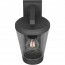 LED Tuinverlichting - Wandlamp - Trion Civonu - E27 Fitting - Rechthoek - Spatwaterdicht IP44 - Mat Antraciet - Kunststof 5
