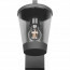 LED Tuinverlichting - Wandlamp - Trion Civonu - E27 Fitting - Rechthoek - Spatwaterdicht IP44 - Mat Antraciet - Kunststof 6