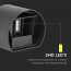 LED Tuinverlichting - Wandlamp - Viron Ultimo - 6W - Warm Wit 3000K - Rond - Mat Zwart - Aluminium 5