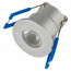 LED Veranda Spot - 3W - Natuurlijk Wit 4000K - Dimbaar - Waterdicht IP65 - Inbouw - Rond - Mat Zilver - Aluminium - 12V