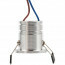 LED Veranda Spot Verlichting - 3W - Warm Wit 3000K - Inbouw - Dimbaar - Rond - Mat Zilver - Aluminium - Ø31mm 3