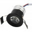 LED Veranda Spot Verlichting - 3W - Warm Wit 3000K - Inbouw - Rond - Mat Zwart - Aluminium - Ø31mm 2