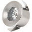LED Veranda Spot Verlichting 6 Pack - Mony - Inbouw Rond 1W - Natuurlijk Wit 4200K - Mat Chroom Aluminium - Ø33mm 2
