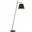 LED Vloerlamp - Trion Andra - E27 Fitting - 1-lichts - Rond - Mat Zwart - Aluminium