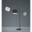 LED Vloerlamp - Trion Clara - E27 Fitting - Rond - Mat Zwart - Aluminium 4