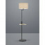 LED Vloerlamp - Trion Cliso - E27 Fitting - Rond - Mat Zwart - Aluminium 4