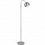 LED Vloerlamp - Trion Flatina - E14 Fitting - Flexibele Arm - Rond - Mat Nikkel - Aluminium 2