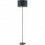 LED Vloerlamp - Trion Hostons - E27 Fitting - Rond - Mat Zwart - Aluminium