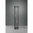LED Vloerlamp - Trion Kandin - E27 Fitting - Rond - Mat Zwart - Aluminium 8