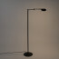 LED Vloerlamp - Trion Kazin - 8W - Warm Wit 3000K - 1-lichts - Dimbaar - Rond - Mat Zwart - Aluminium 9
