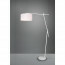 LED Vloerlamp - Trion Poncin - E27 Fitting - Rond - Mat Wit - Aluminium 6