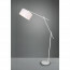 LED Vloerlamp - Trion Poncin - E27 Fitting - Rond - Mat Wit - Aluminium 7