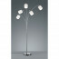 LED Vloerlamp - Trion Torry - E14 Fitting - Rond - Mat Nikkel - Aluminium 5