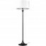 LED Vloerlamp - Vloerverlichting - Trion Safari - E27 Fitting - 3-lichts - Rond - Mat Zwart - Aluminium 3