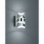 LED Wandlamp - Trion Brino - 4W - Warm Wit 3000K - 2-lichts - Rond - Glans Chroom - Aluminium 2