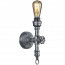 LED Wandlamp - Wandverlichting - Trion Githa - E27 Fitting - Rond - Antiek Zilver - Aluminium 2