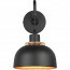 LED Wandlamp - Wandverlichting - Trion Palmo - E27 Fitting - Rond - Mat Zwart - Aluminium 4