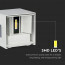 LED Wandlamp - Wandverlichting - Viron Ultimo - 6W - Natuurlijk Wit 4000K - Vierkant - Mat Wit - Aluminium 8