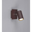 LED Wandspot - Trion Mary - GU10 Fitting - Vierkant - Roestkleur - Aluminium 4