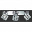 LED Wandspot - Wandverlichting - Trion Jilon - G9 Fitting - 3-lichts - Rond - Glans Chroom - Aluminium 2
