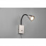 LED Wandspot - Wandverlichting - Trion Wolly - GU10 Fitting - 1-lichts - Rechthoek - Mat Nikkel - Aluminium 6