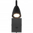 LED Wandspot - Wandverlichting - Trion Wolly - GU10 Fitting - 1-lichts - Rechthoek - Mat Zwart - Aluminium 2