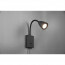LED Wandspot - Wandverlichting - Trion Wolly - GU10 Fitting - 1-lichts - Rechthoek - Mat Zwart - Aluminium 5