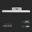 LED Spiegelverlichting - Schilderijverlichting - Viron Quala - 8W - Natuurlijk Wit 4000K - Mat Grijs - Aluminium 6