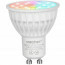 Mi-Light - LED Spot Set GU10 - Smart LED - Wifi LED - Slimme LED - 4W - RGB+CCT - Aanpasbare Kleur - Dimbaar - Pragmi Aerony Pro - Inbouw Rond - Mat Nikkel - Kantelbaar - Ø82mm 3