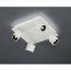 OSRAM - LED Plafondspot - Trion Klipo - 24W - Warm Wit 3000K - 4-lichts - Vierkant - Mat Wit - Aluminium 5