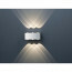 OSRAM - LED Wandlamp - Trion Abironidan - 6W - Warm Wit 3000K - 6-lichts - Rechthoek - Mat Nikkel - Aluminium 2
