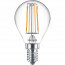 PHILIPS - LED Lamp Filament - Set 2 Stuks - Classic Lustre 827 P45 CL - E14 Fitting - 4.3W - Warm Wit 2700K | Vervangt 40W 2