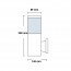 PHILIPS - LED Tuinverlichting - Wandlamp Buiten - CorePro Lustre 827 P45 FR - Kavy 2 - E27 Fitting - 4W - Warm Wit 2700K - Rond - Aluminium Lijntekening