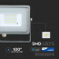 SAMSUNG - LED Bouwlamp 20 Watt - LED Schijnwerper - Viron Dana - Natuurlijk Wit 4000K - Mat Grijs - Aluminium 7