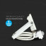 SAMSUNG - LED Bouwlamp 30 Watt met Sensor - LED Schijnwerper - Viron Dana - Natuurlijk Wit 4000K - Mat Wit - Aluminium 10