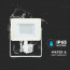 SAMSUNG - LED Bouwlamp 30 Watt met sensor - LED Schijnwerper - Viron Dana - Warm Wit 3000K - Spatwaterdicht IP44 - Mat Wit - Aluminium 8