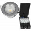 SAMSUNG - LED Spot - Inbouwspot - Trion Cunvi - 5W - Waterdicht IP65 - Dimbaar - Helder/Koud Wit 6400K - Mat Chroom - Aluminium - Rond 6