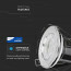 SAMSUNG - LED Spot - Inbouwspot - Trion Cunvi - 5W - Waterdicht IP65 - Dimbaar - Helder/Koud Wit 6400K - Mat Chroom - Aluminium - Rond 9