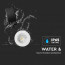 SAMSUNG - LED Spot - Inbouwspot - Trion Cunvi - 5W - Waterdicht IP65 - Dimbaar - Warm Wit 3000K - Mat Wit - Aluminium - Rond 7
