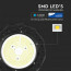 SAMSUNG - LED UFO High Bay 100W - Viron Manisa - Magazijnverlichting - Waterdicht IP65 - Natuurlijk Wit 4000K - Mat Zwart - Aluminium 6