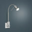 Stekkerlamp Lamp - Trion Loany - GU10 Fitting - 5W - Warm Wit 3000K - Dimbaar - Mat Nikkel - Aluminium 2