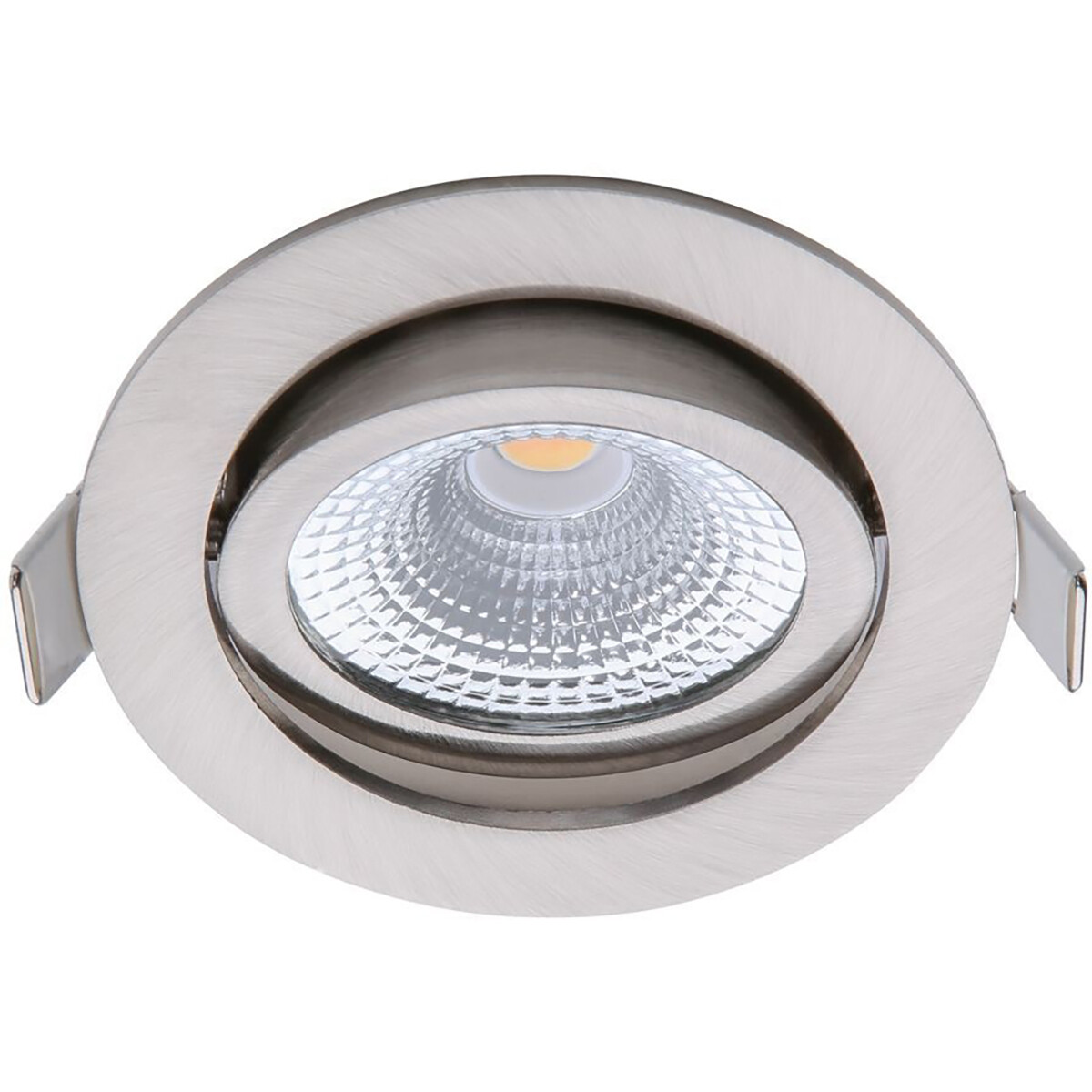 EcoDim - LED Spot - Inbouwspot - ED-10030 - 5W - Waterdicht IP54 - Dimbaar - Warm Wit 2700K - Mat Ni