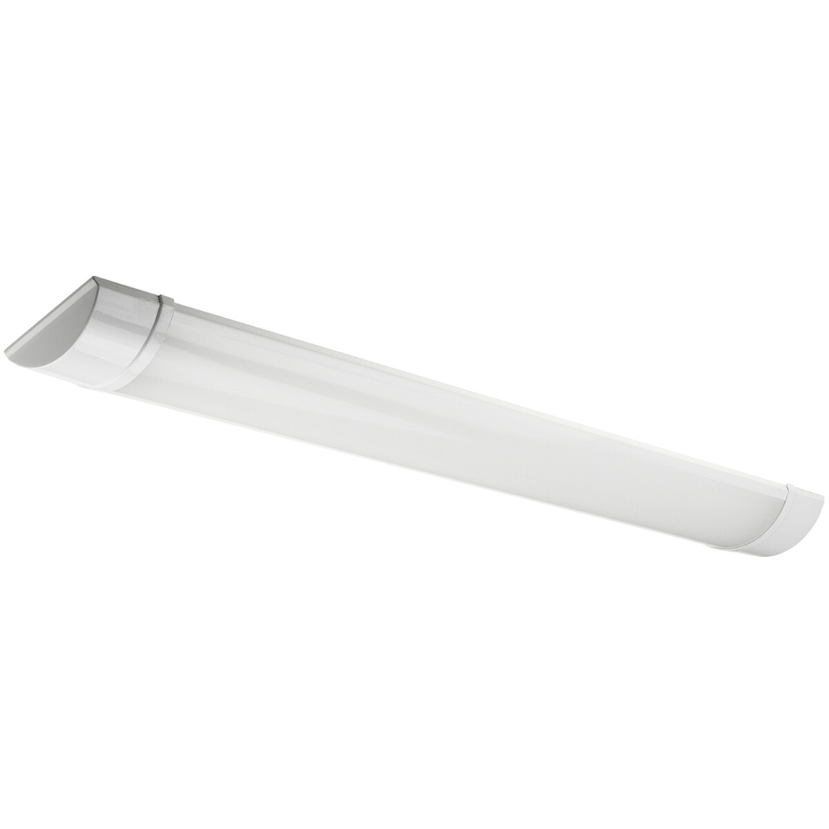 LED Balk - LED Batten - Titro - 18W - Natuurlijk Wit 4200K - Aluminium - 60cm product afbeelding