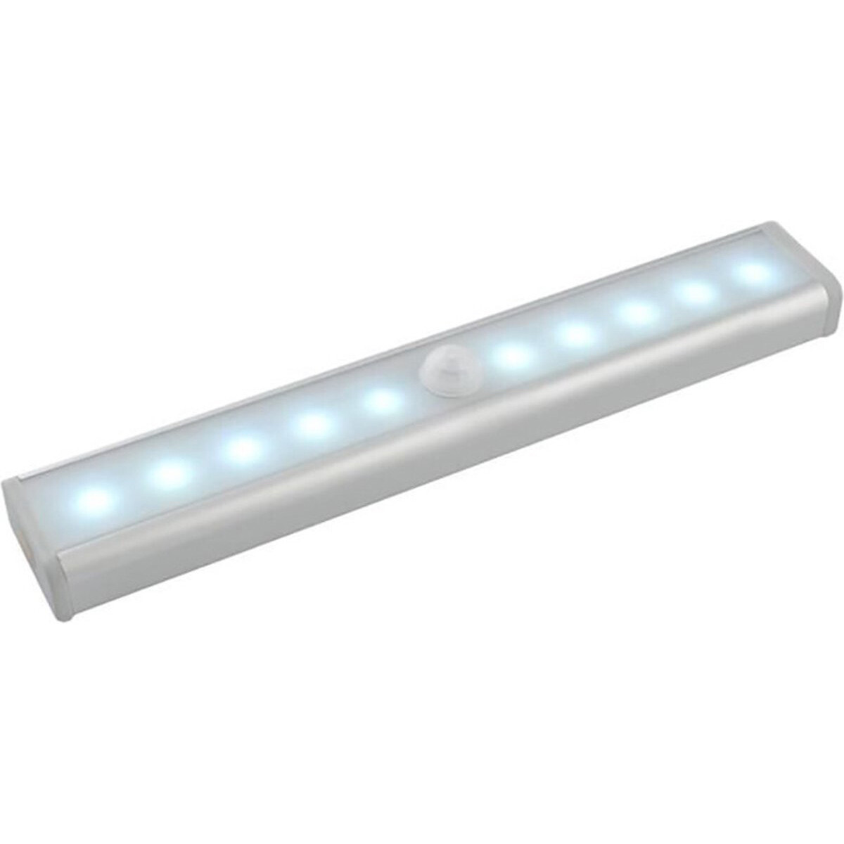 LED Balk met Bewegingssensor + Dag en Nacht Sensor op Batterijen Maxozo Listy LED Kastverlichting Ka