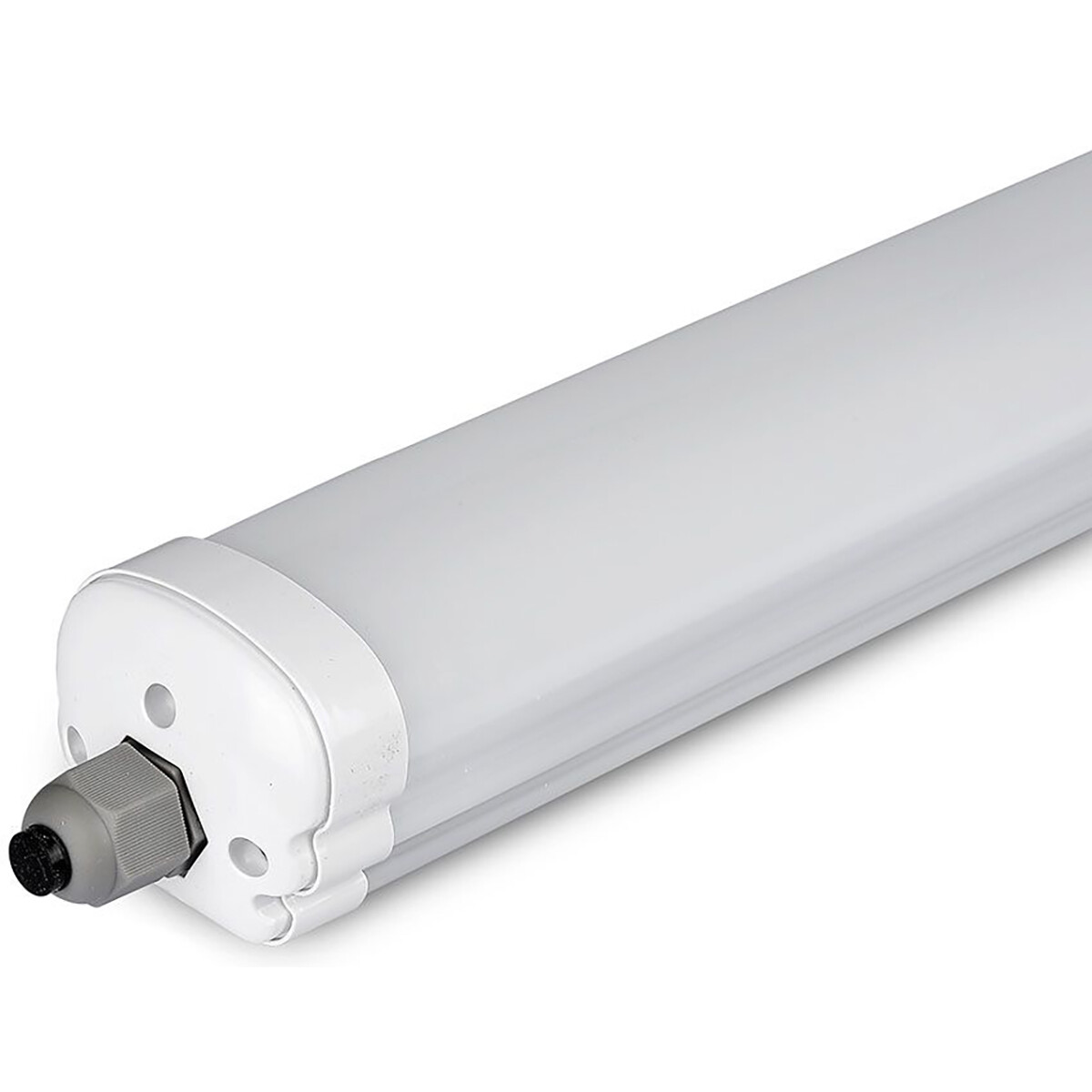 LED Balk - Viron Bunton - 36W - Waterdicht IP65 - Helder/Koud Wit 6400K - Mat Wit - Kunststof - 120c